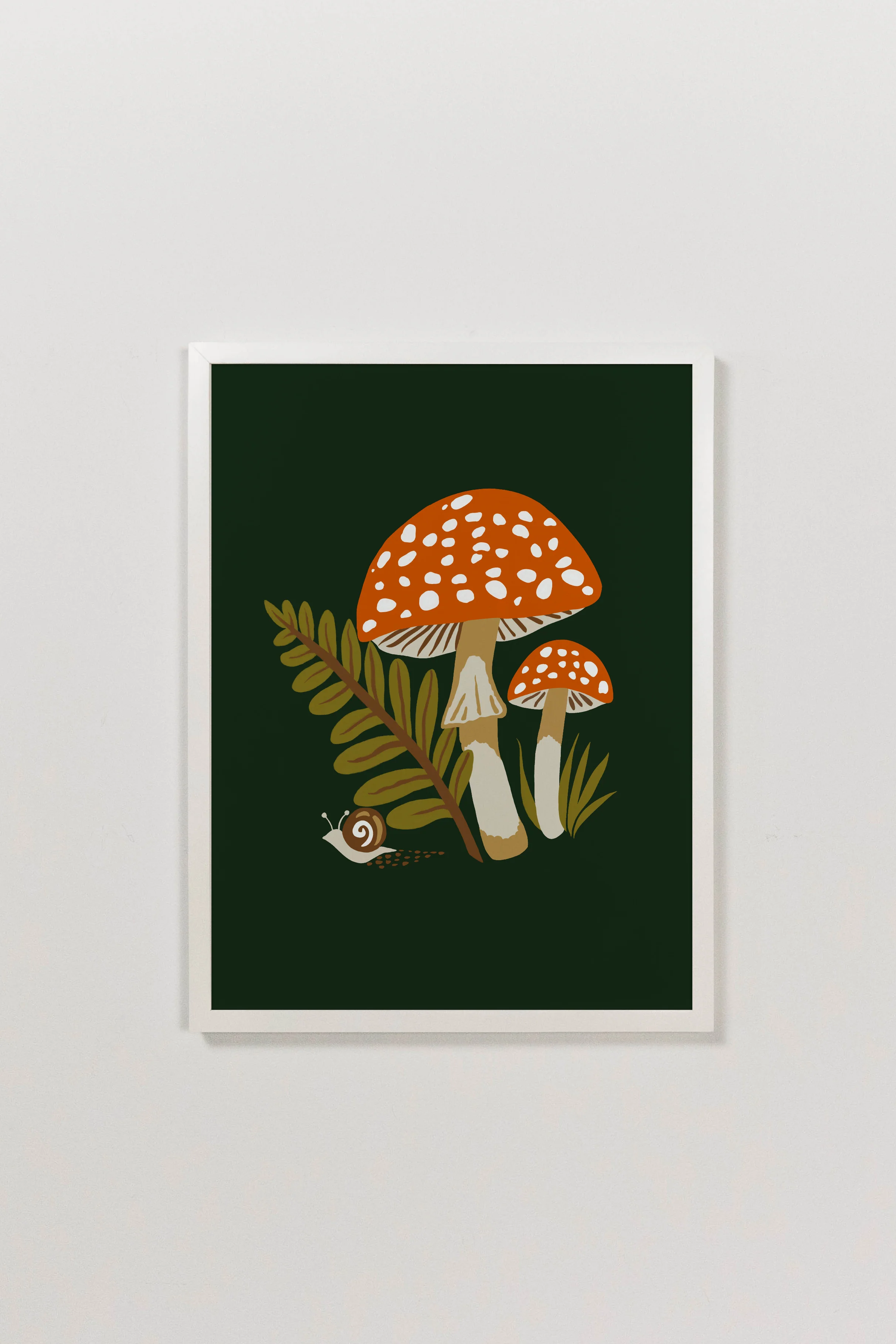 Green Mushroom Art - Image 3