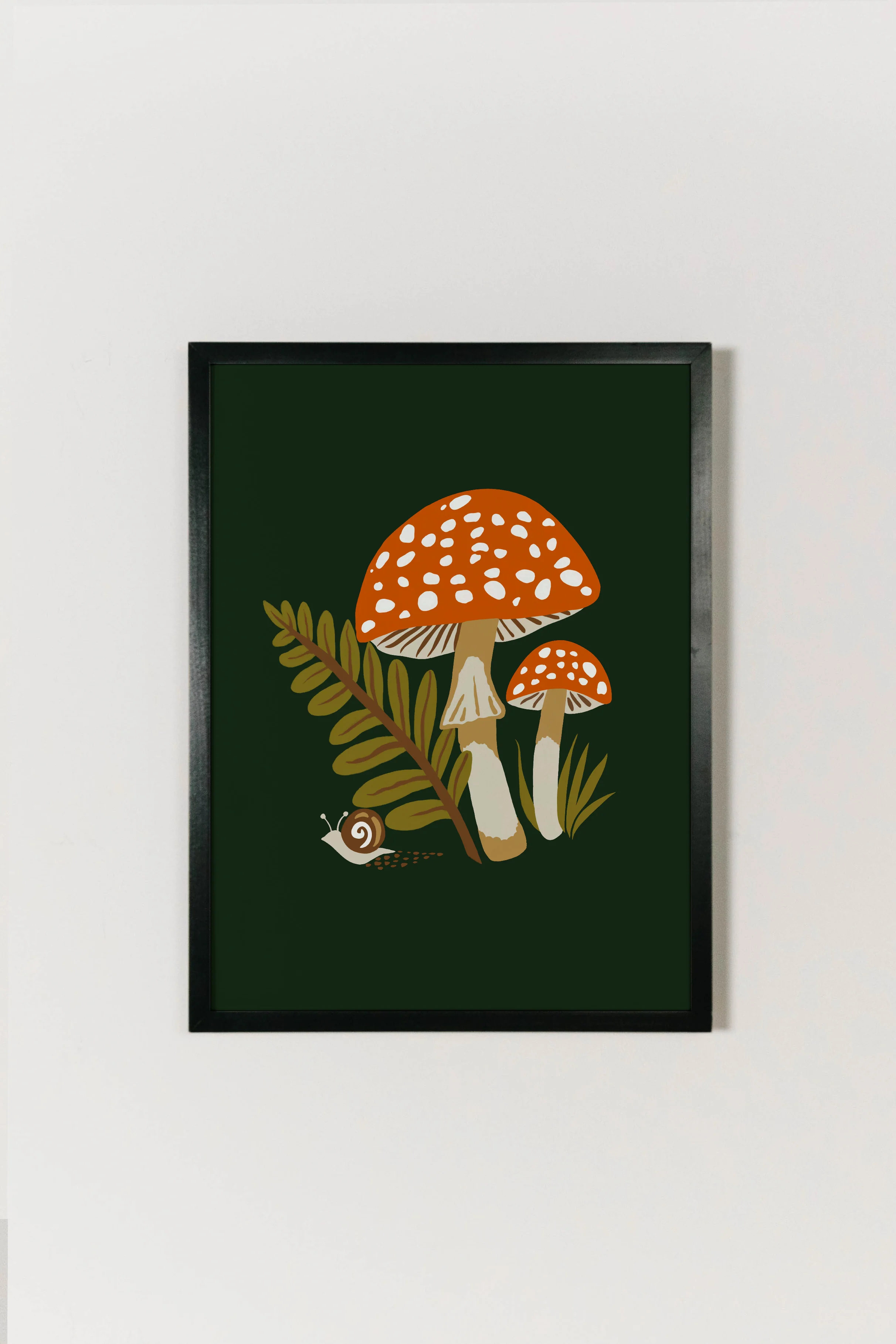 Green Mushroom Art - Image 4