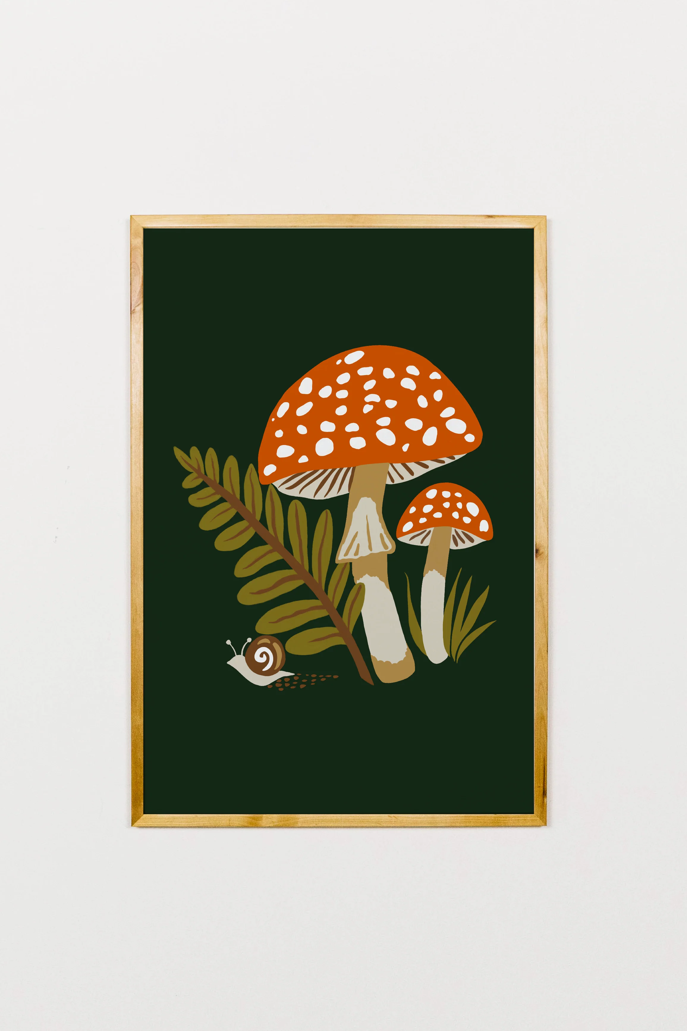 Green Mushroom Art - Image 5