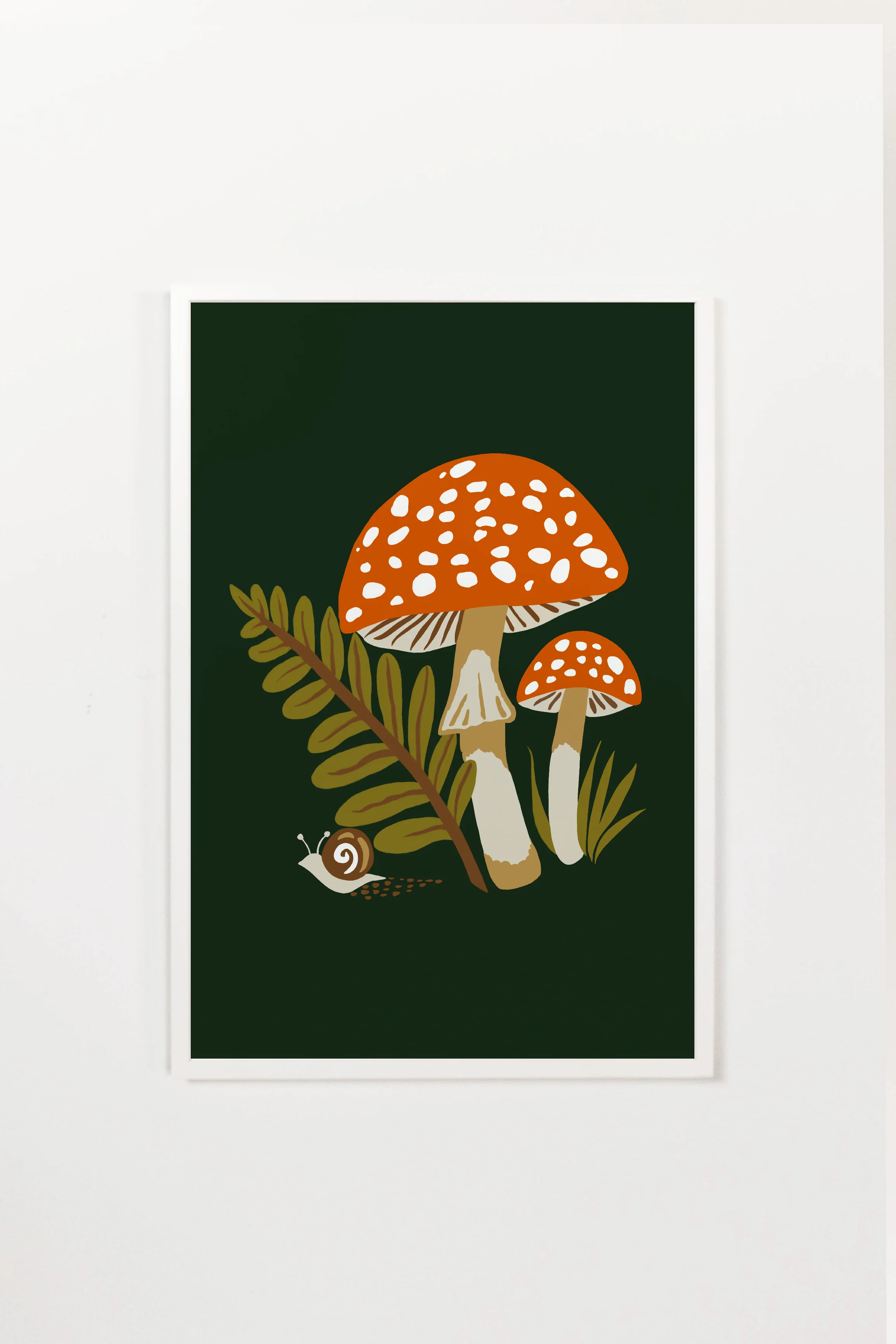 Green Mushroom Art - Image 7
