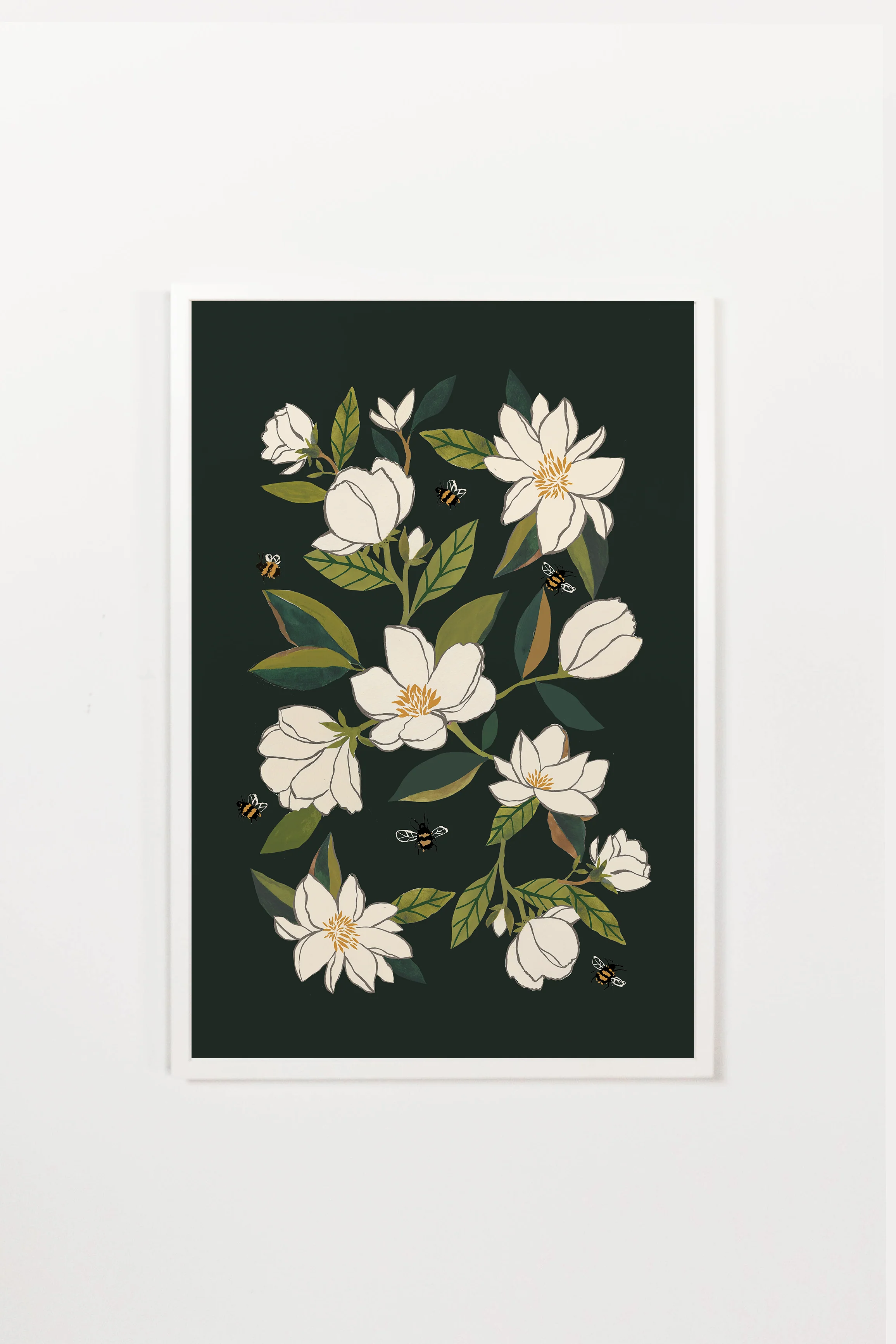 Magnolia and Bumblebees Art - Image 10