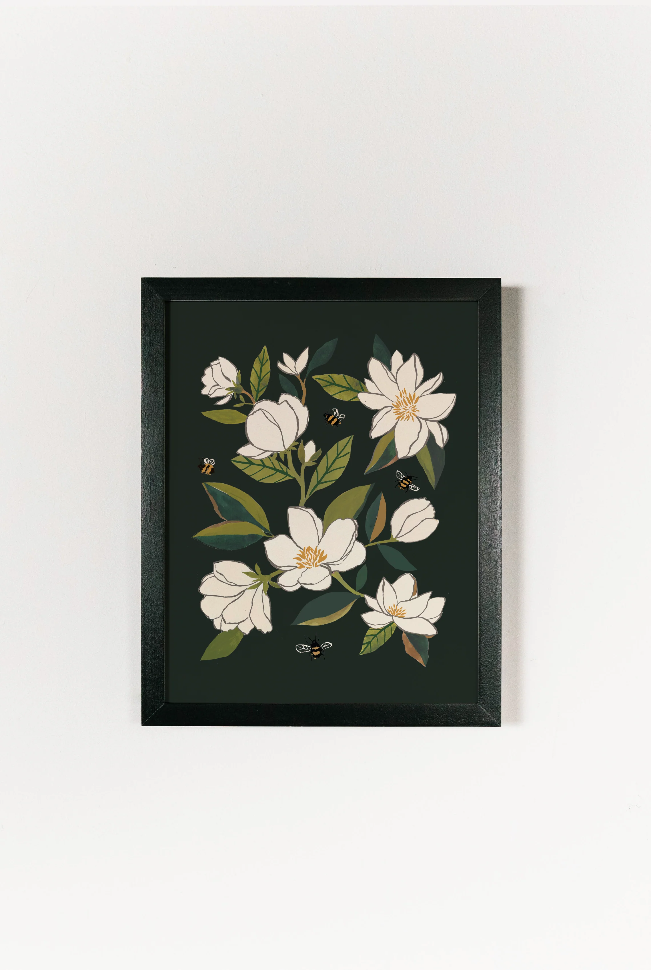Magnolia and Bumblebees Art - Image 4