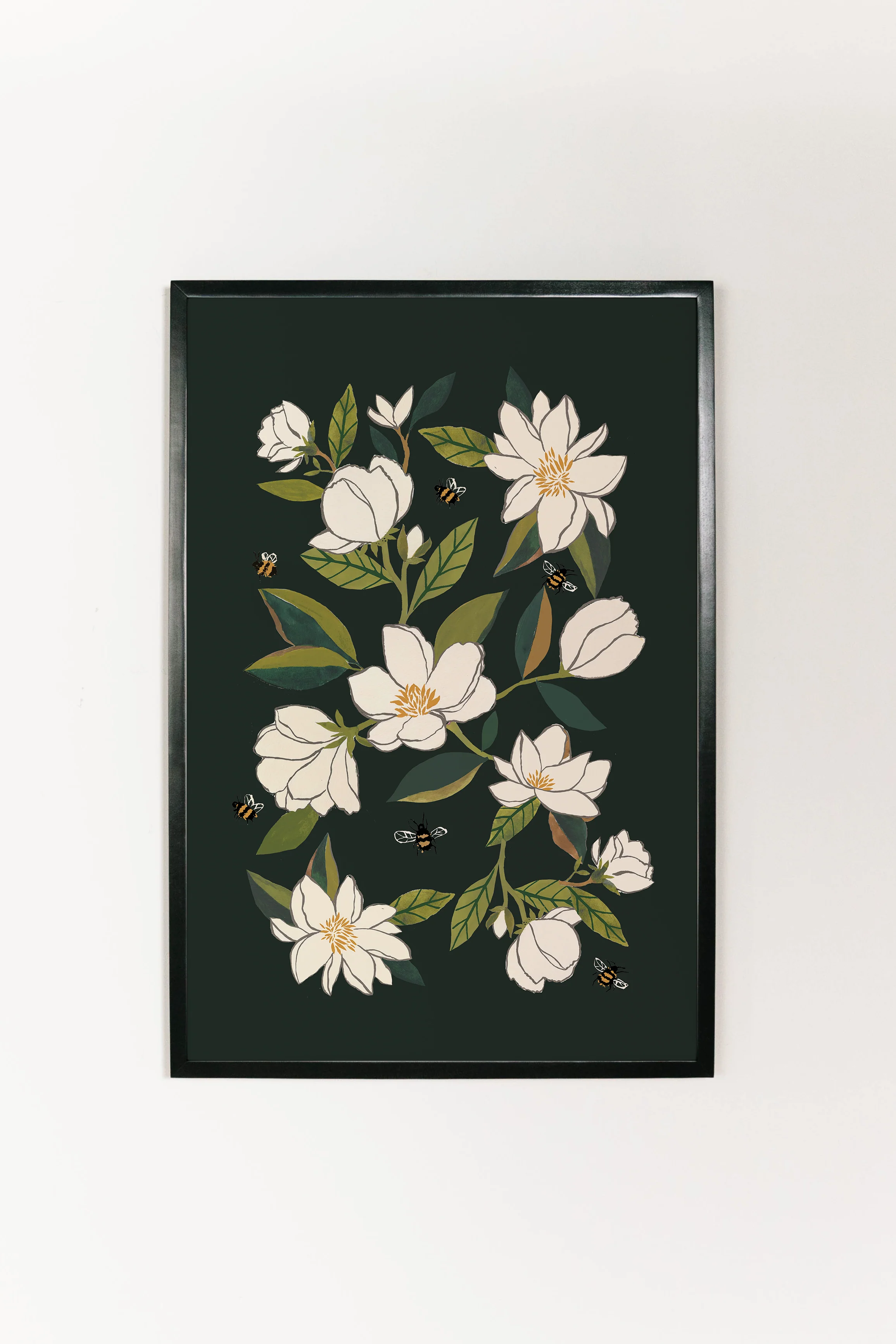 Magnolia and Bumblebees Art - Image 9