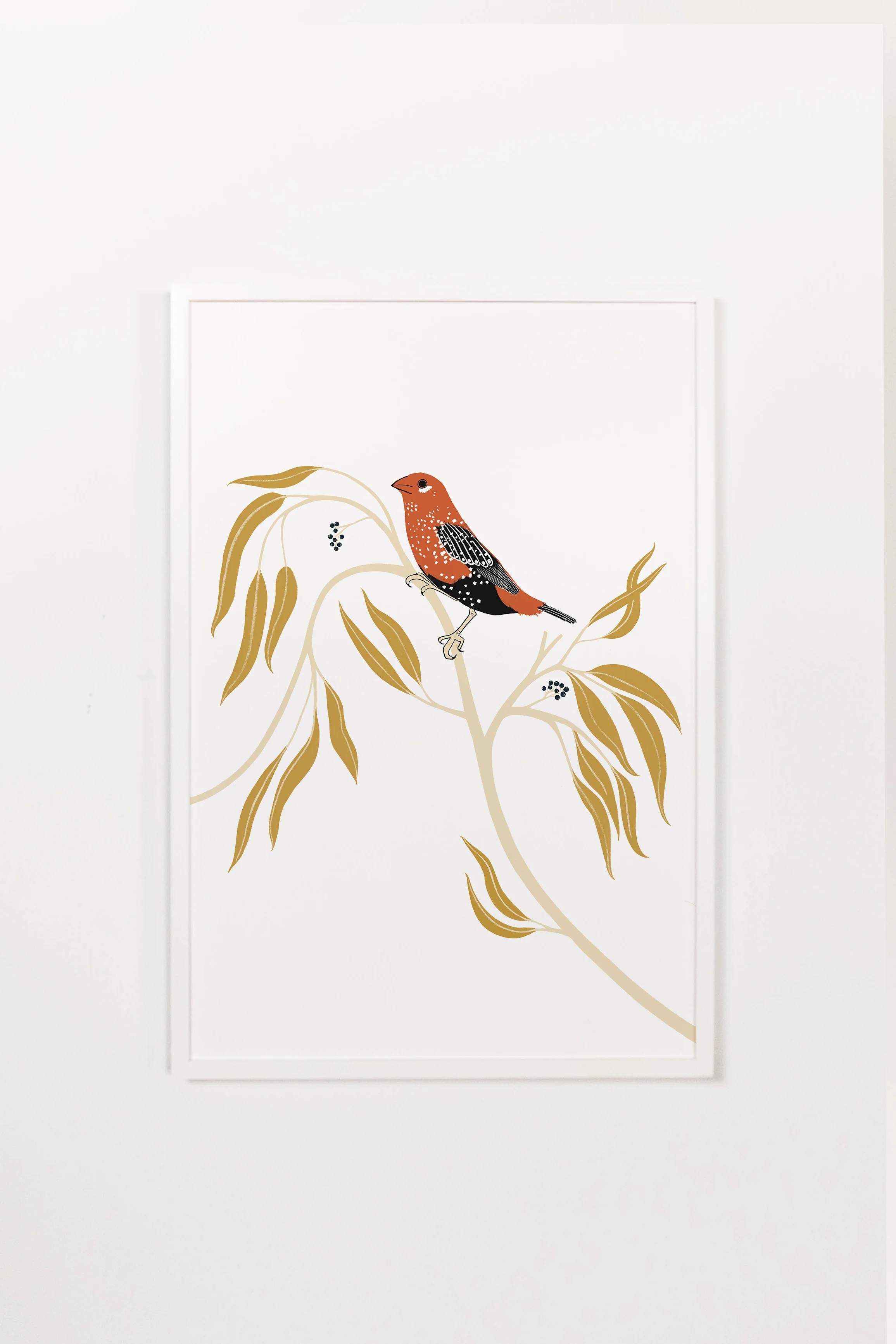 Strawberry Finch Art - Image 4