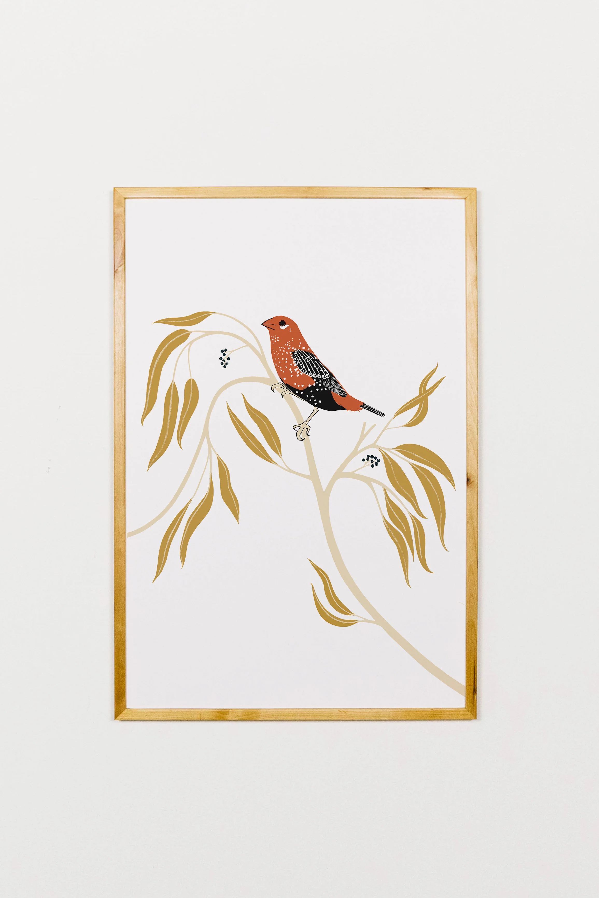 Strawberry Finch Art - Image 5