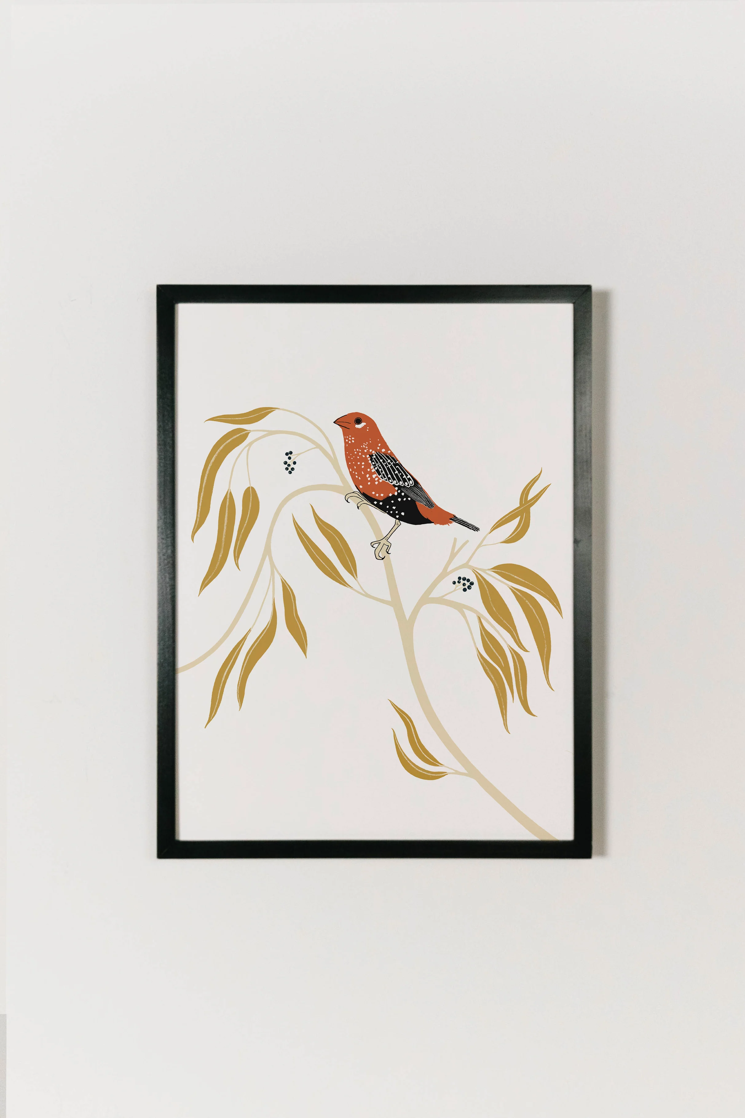 Strawberry Finch Art - Image 6