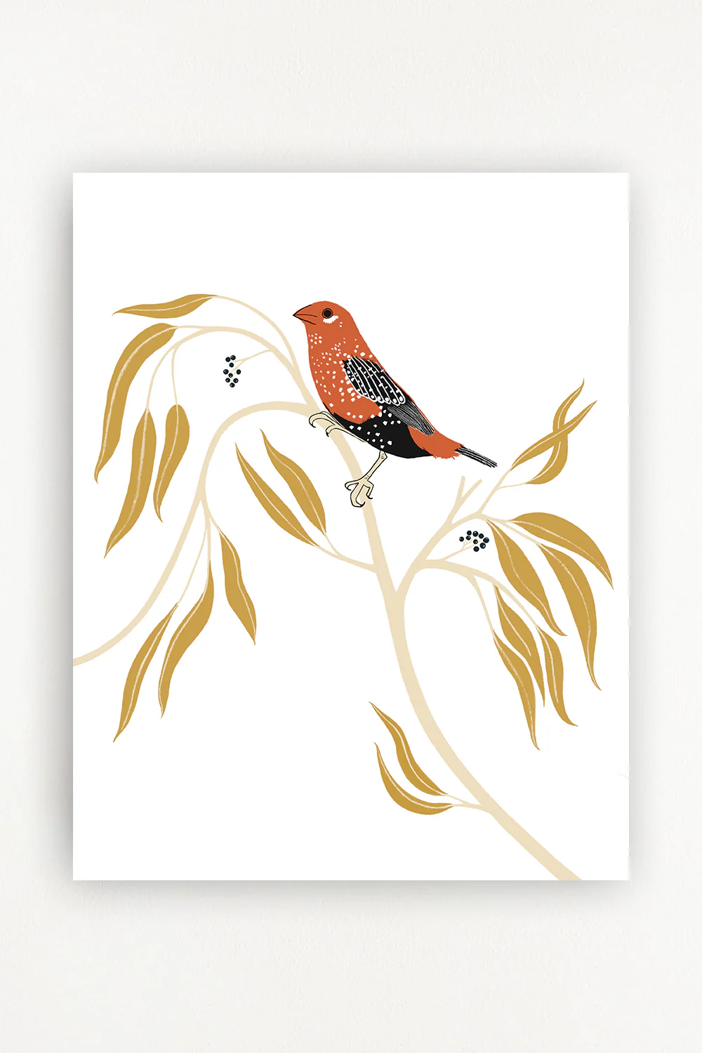 Strawberry Finch Art - Image 9